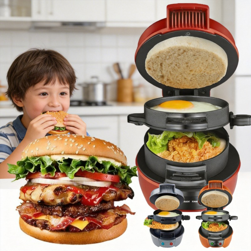 Kitchen Baking Machine - Macchina Elettrica Mini per Hamburger e