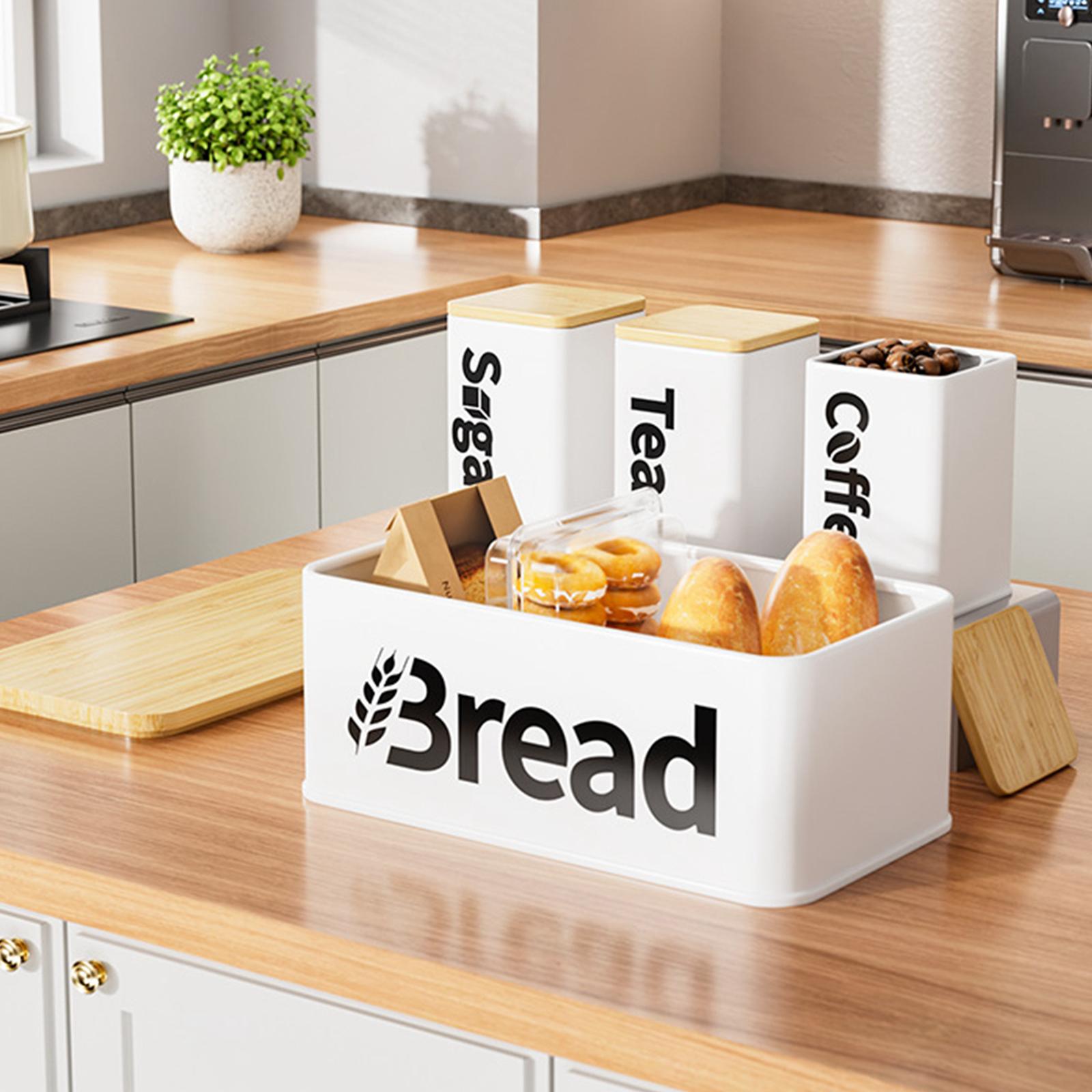 Kitchen Baking Canisters - Contenitore per Pane in Ferro Stile