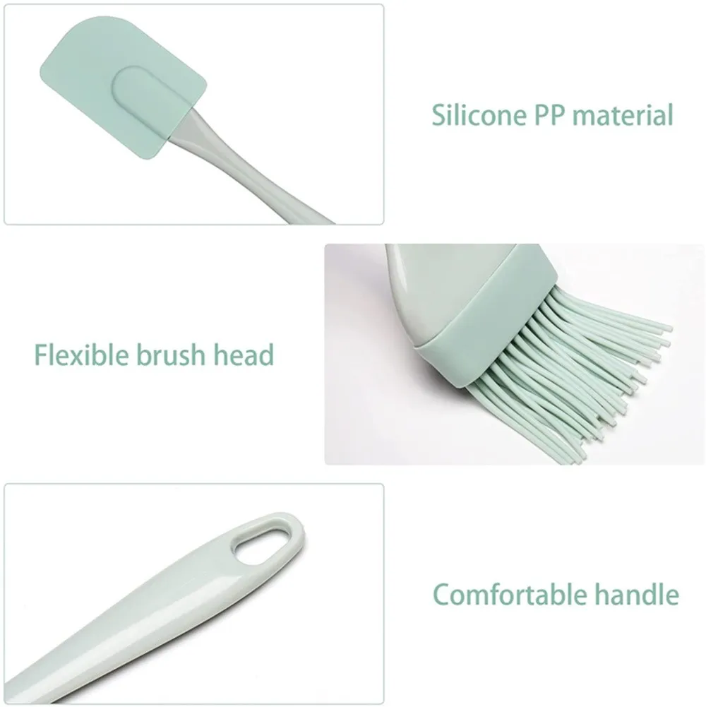 Kitchen Equipment For Baking - Set di 3 Spatole in Silicone