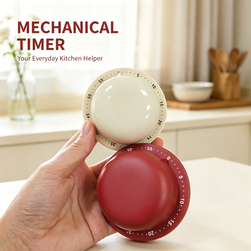 Baking Kitchen Hourly - Timer da Cucina Meccanico con Allarme,