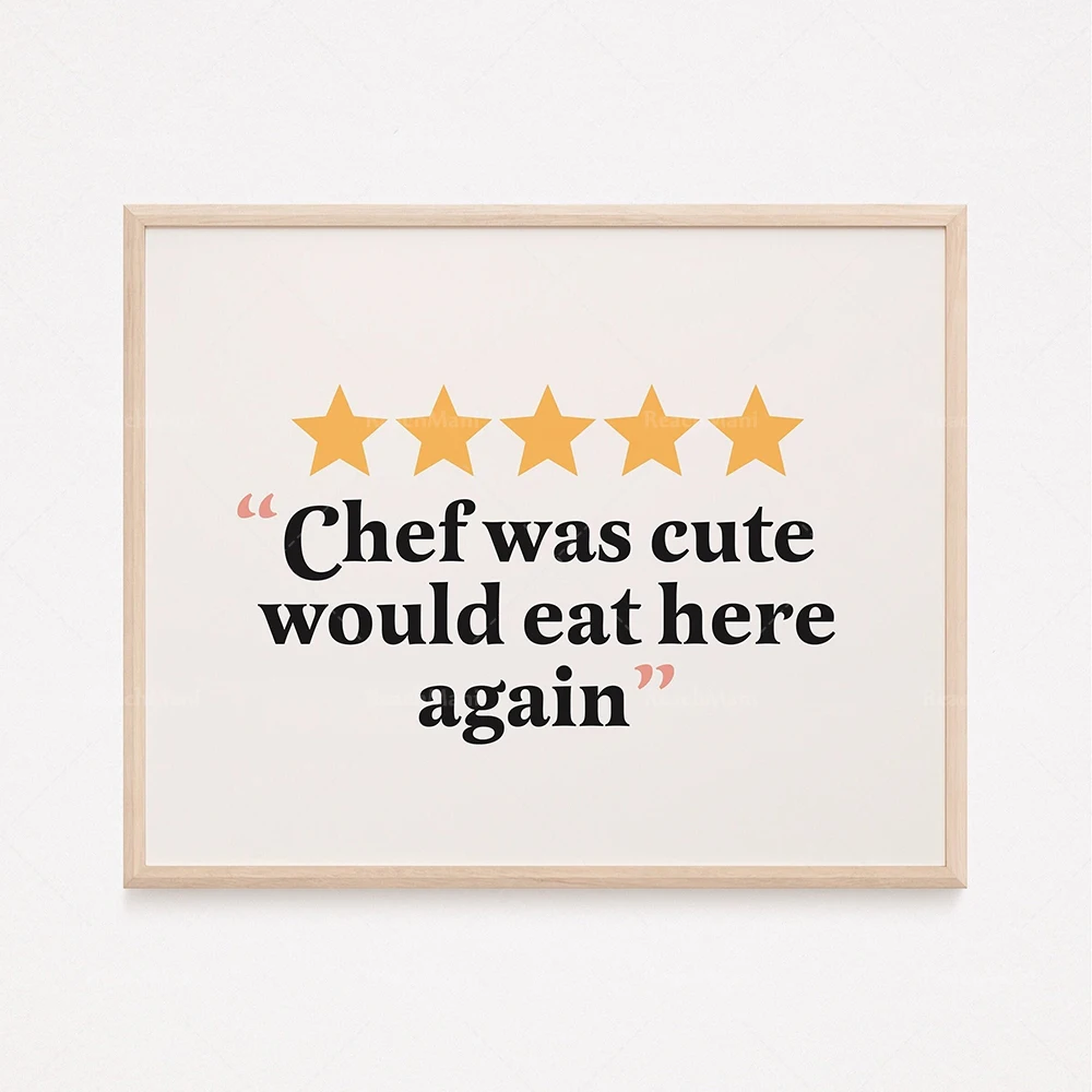 Poster con citazioni divertent - Kitchen Baking Wall Art recensione e prezzo