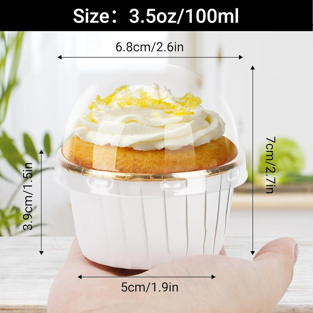 50 pezzi Muffin Cup Involucri  - Kitchen Equipment For Baking recensione e prezzo