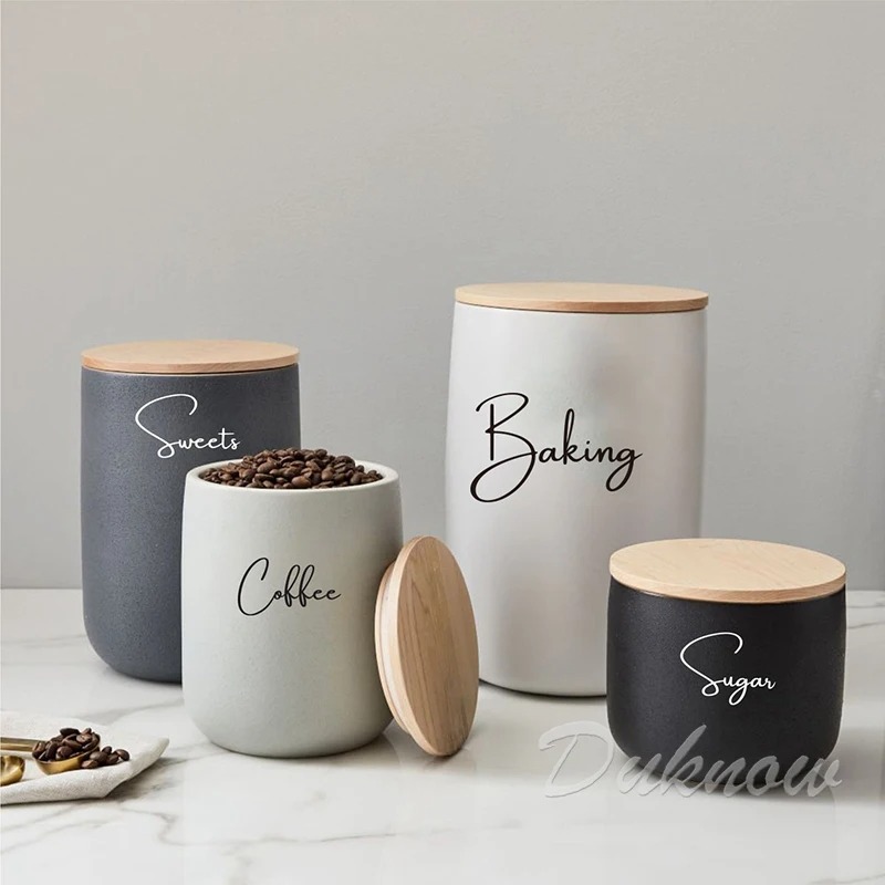 Etichette Adesive per Barattol - Kitchen Baking Canisters recensione e prezzo