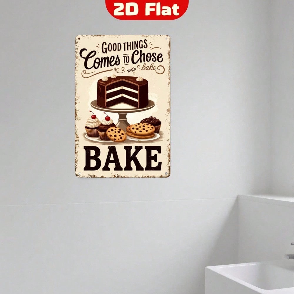 【Decorazione Murale in Metallo - Kitchen Baking Wall Art recensione e prezzo