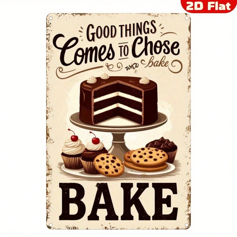 【Decorazione Murale in Metallo - Kitchen Baking Wall Art recensione e prezzo
