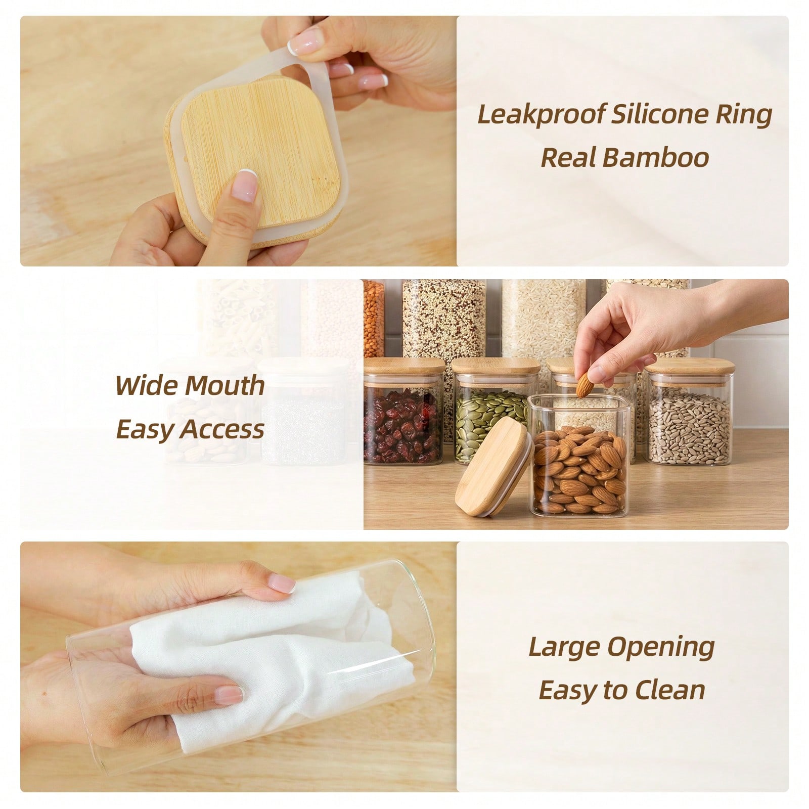 Tomnk 12 Contenitori in Vetro  - Kitchen Baking Canisters recensione e prezzo